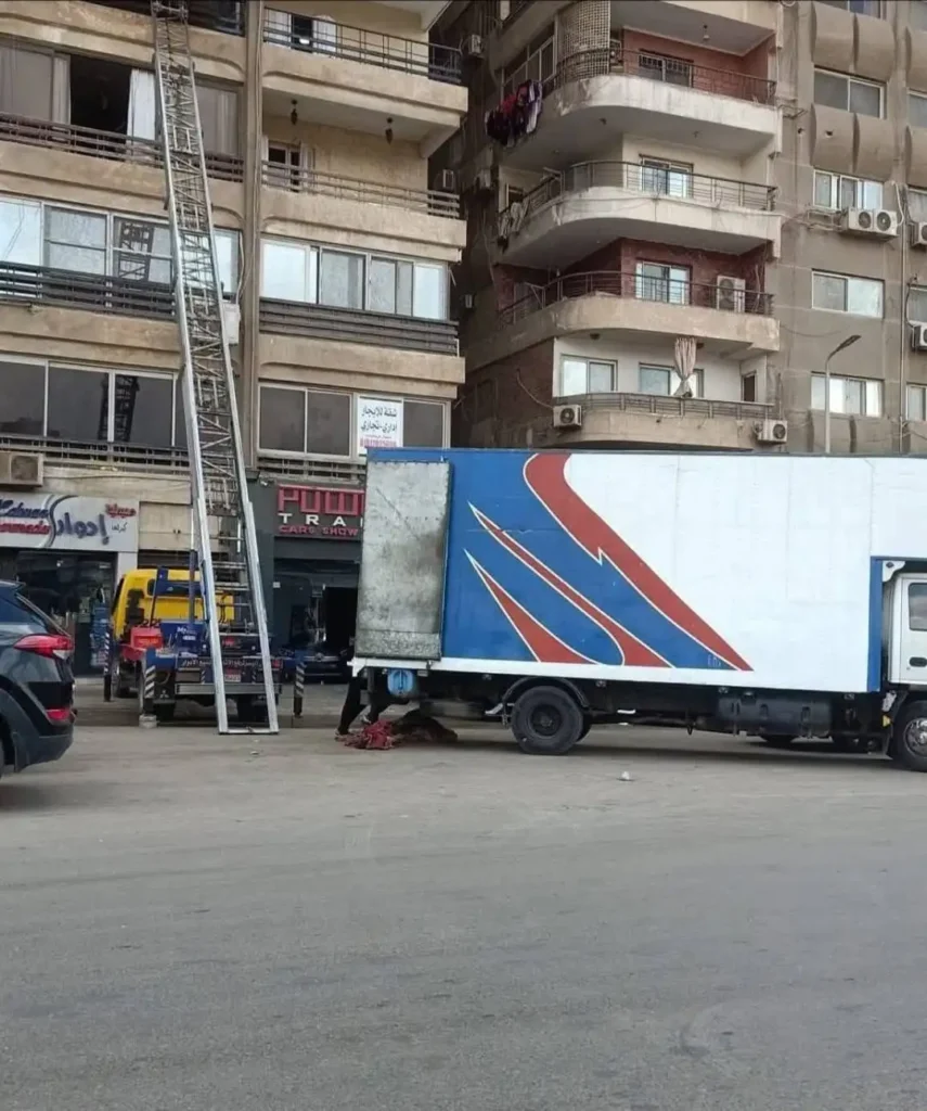 ونش رفع وتنزيل الاثاث في الدقي